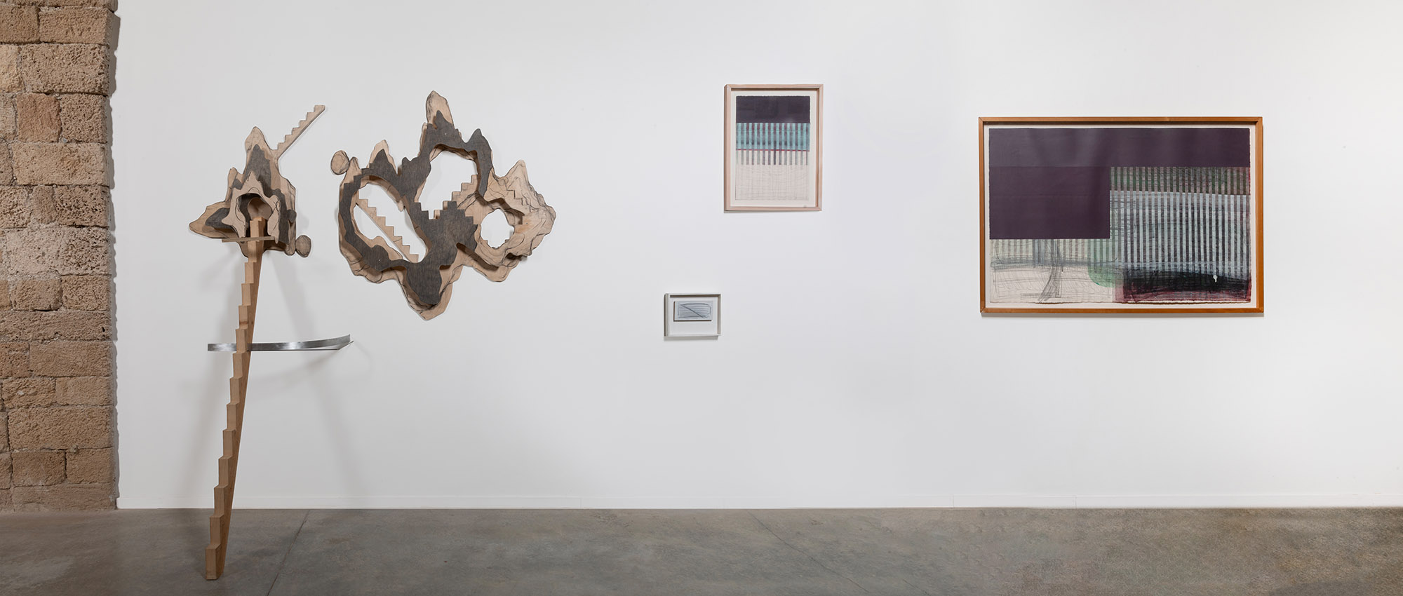 Nadav Weissman and Moshe Kupferman, Duo Exhibition, installation view at Chelouche Gallery