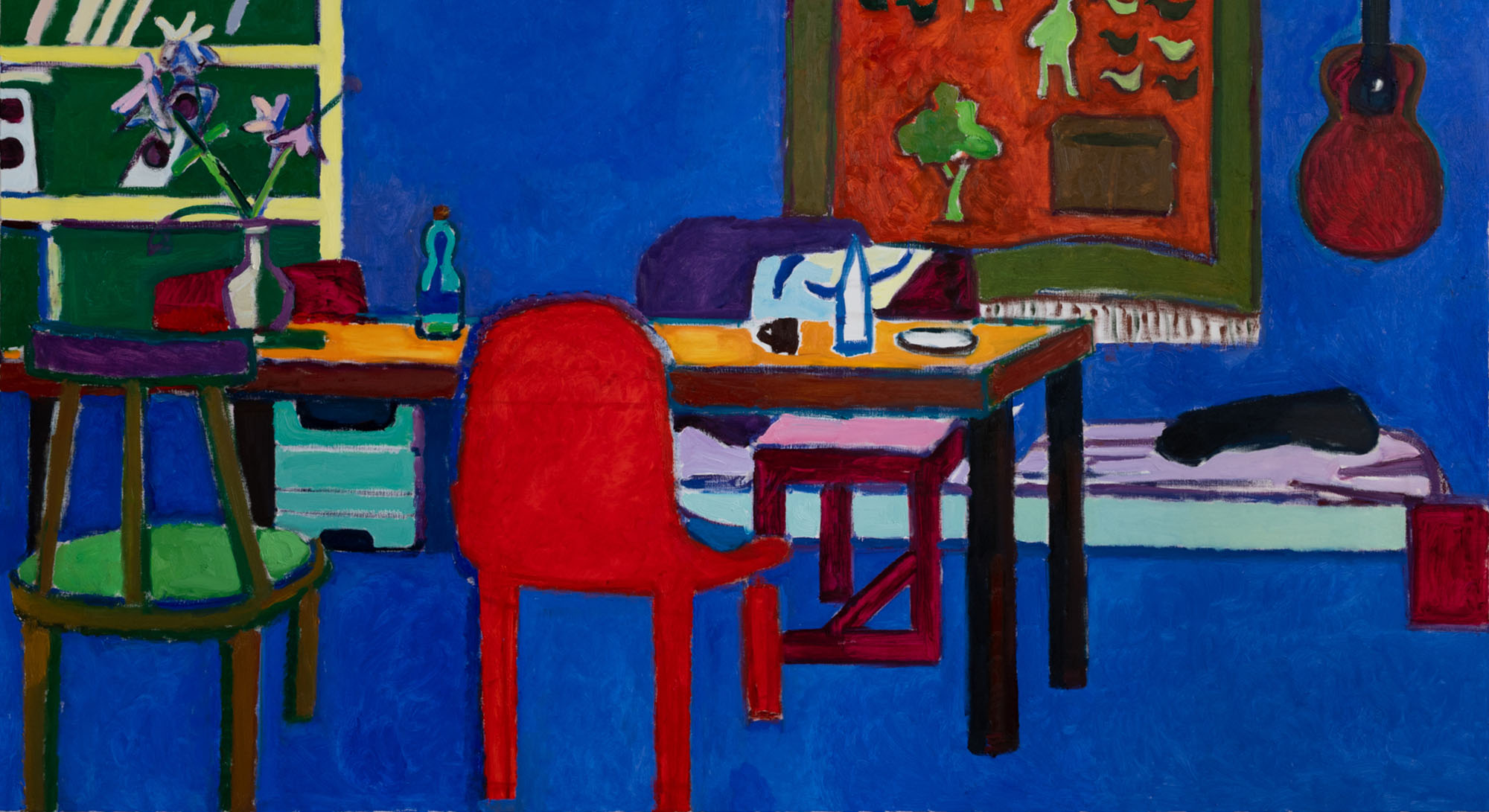 Natalia Zourabova, The blue room, 2026, oil on canvas, 170x240 cm_web